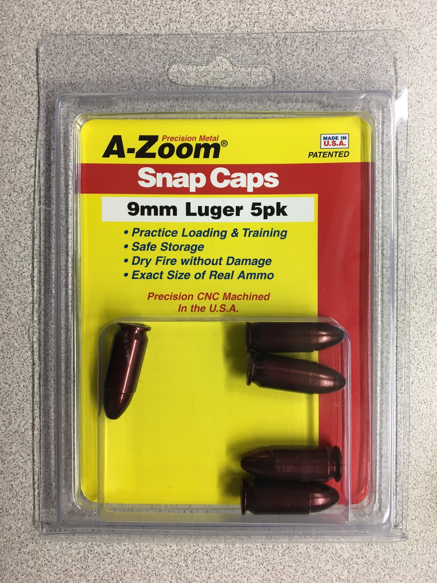 A ZOOM SNAP-CAPS 9MM LUGER