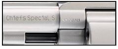 S&W CHIEF SPECIAL, .380, BLAK GUN, CHROME,