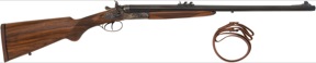 KODIAK MARK IV DOUBLE RIFLE, CASEHARDENED, BLUED BBL