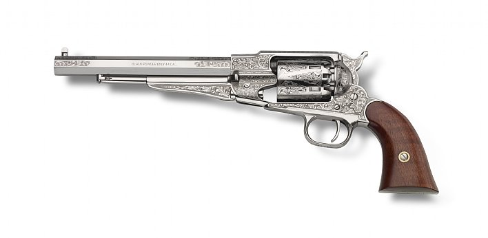1858 Texas Nickel Engraved Remington  .44  8"
