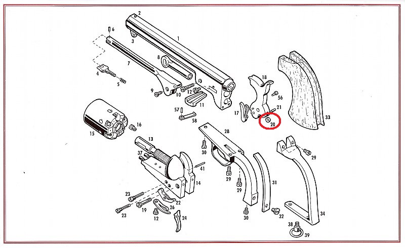 Show product details for #20 1851/58/60/61/62 Hammer Roller