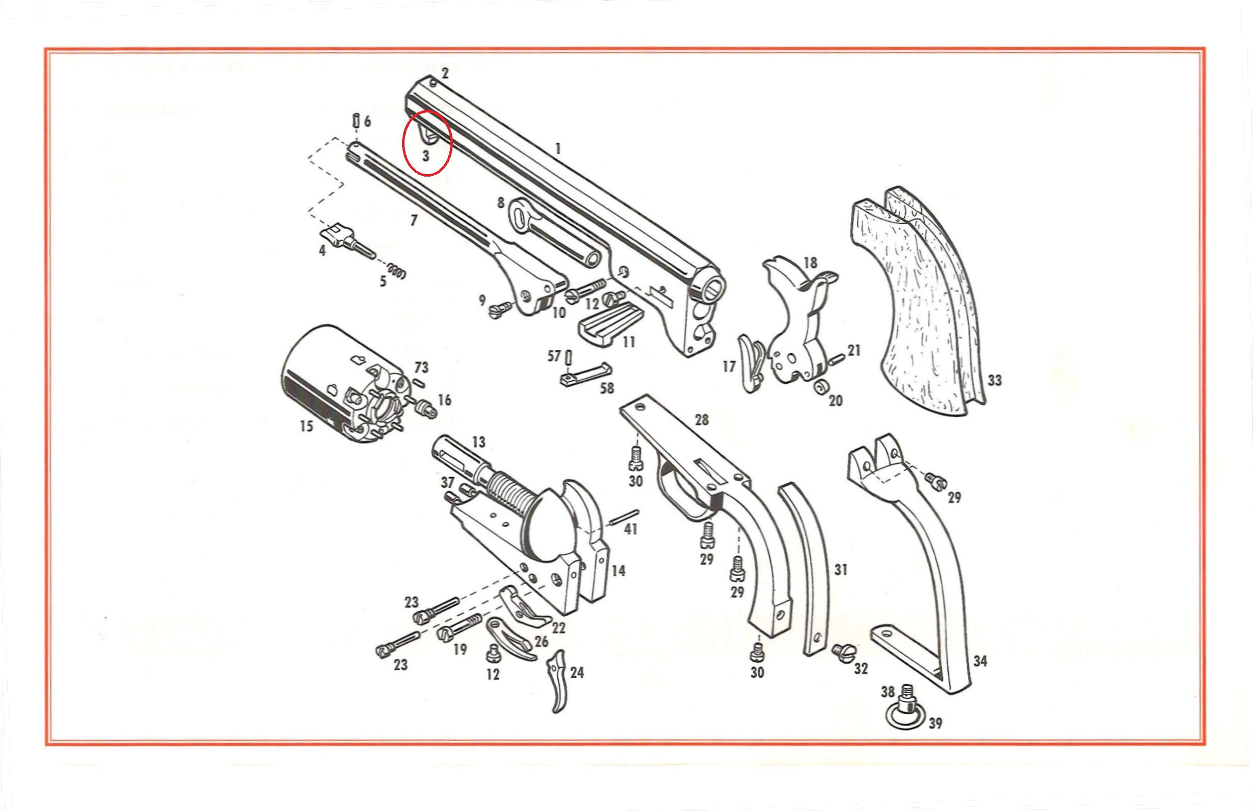 Show product details for #3 1851/60/61/62 Loading Lever Retainer