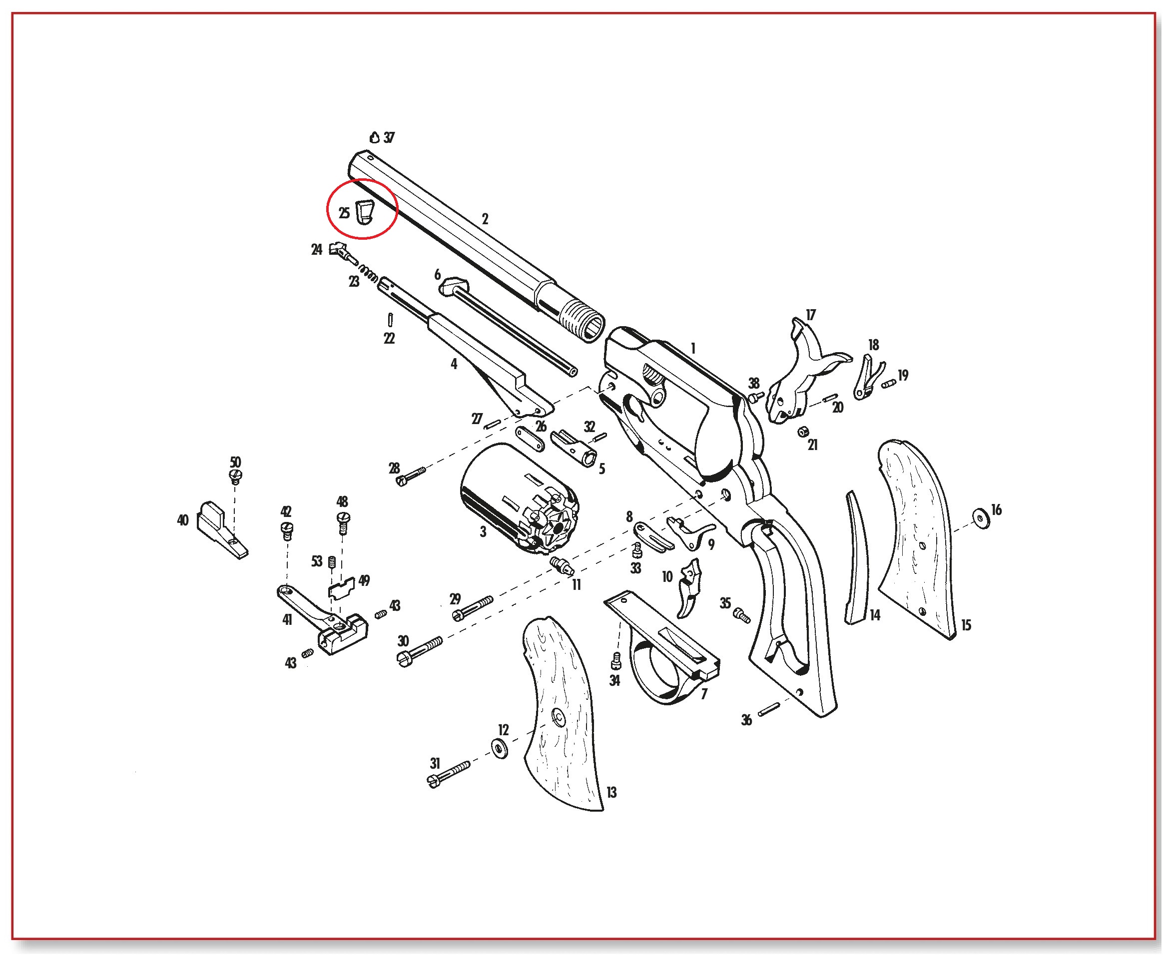 Show product details for #25 Loading Lever Retainer