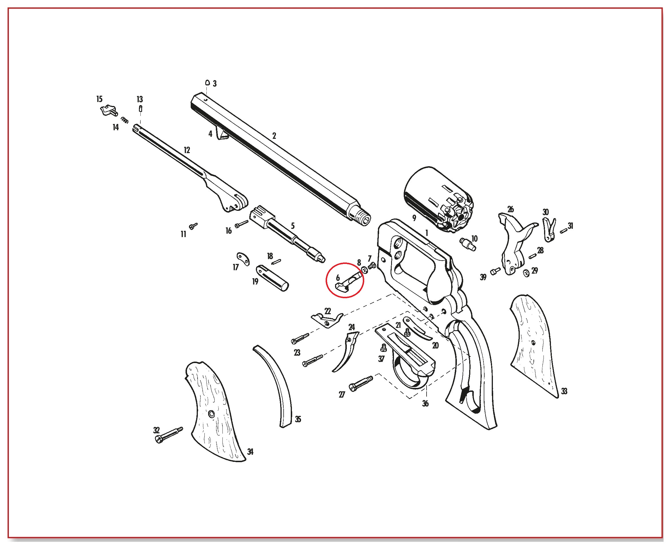 Show product details for #6 1862 Spiller & Burr Cylinder Pin Locking Pin