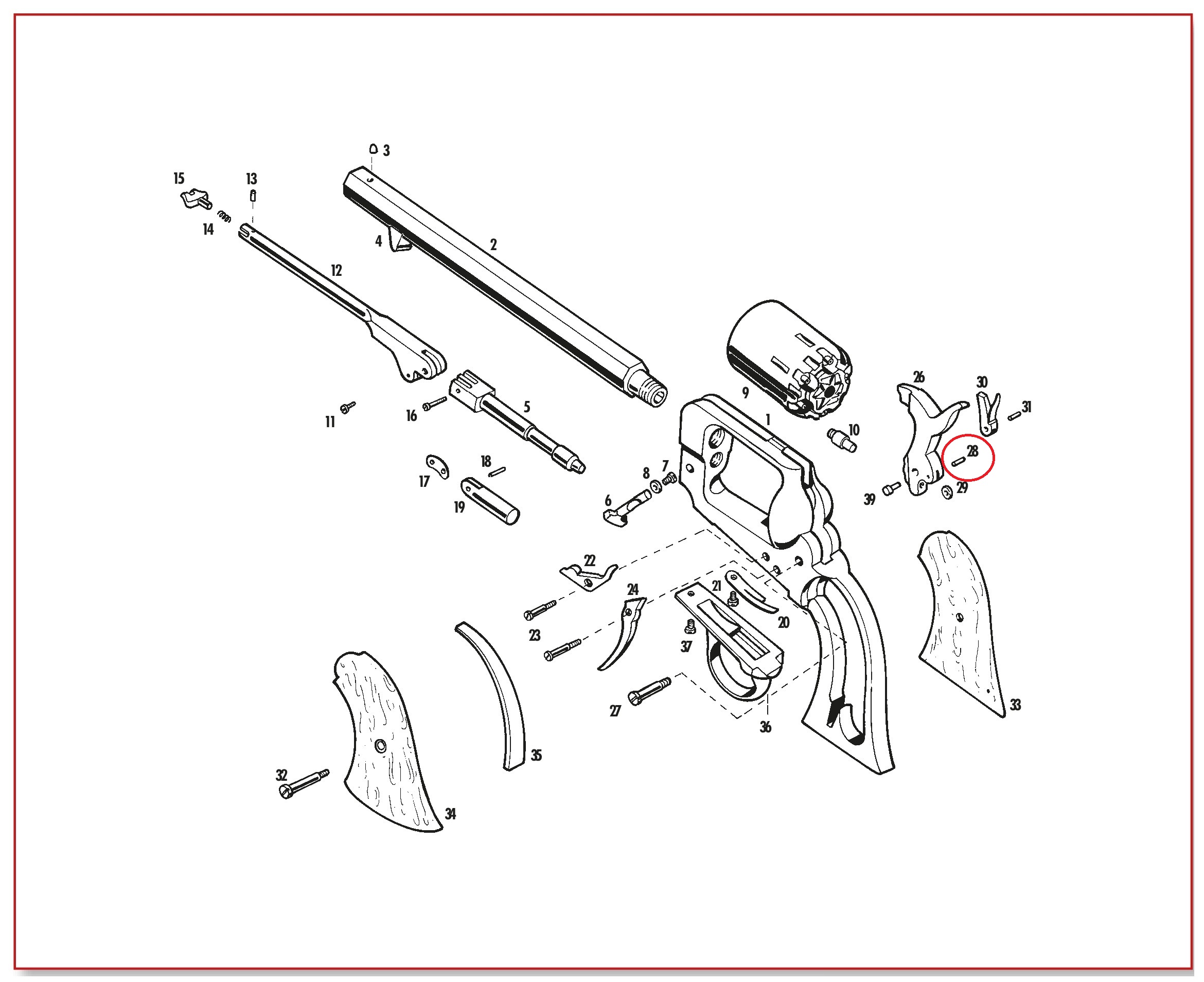 Show product details for #28 1858/62 Hammer Roller Pin