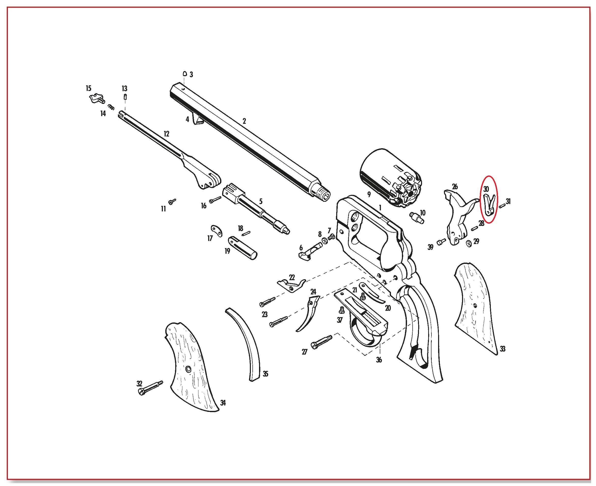 Show product details for #30 1858/62 Hand & Spring