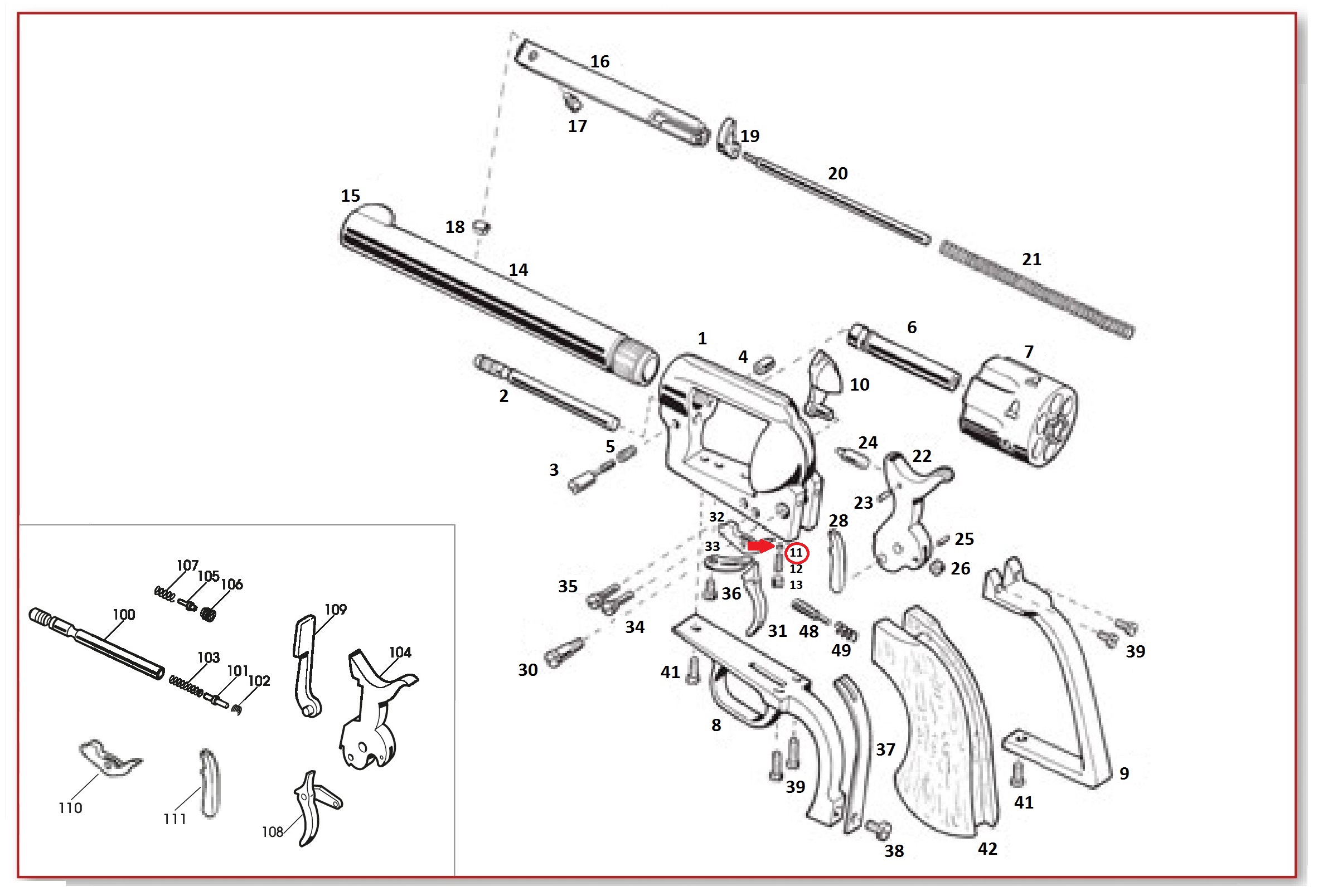 Show product details for #11 1873 GWII Gate Catch