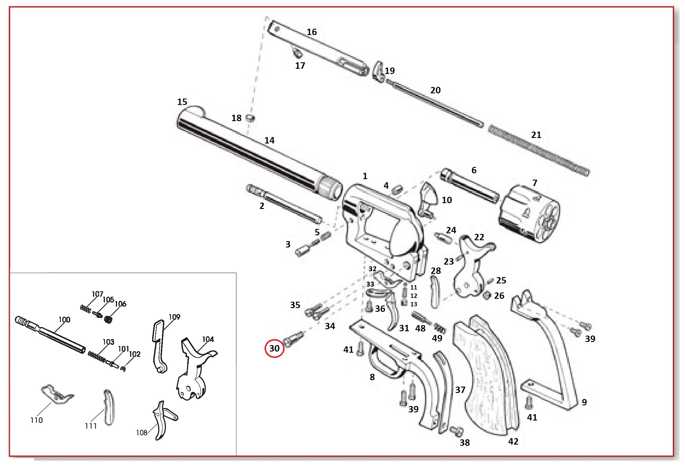 Show product details for #30 1873 GWII Hammer Screw