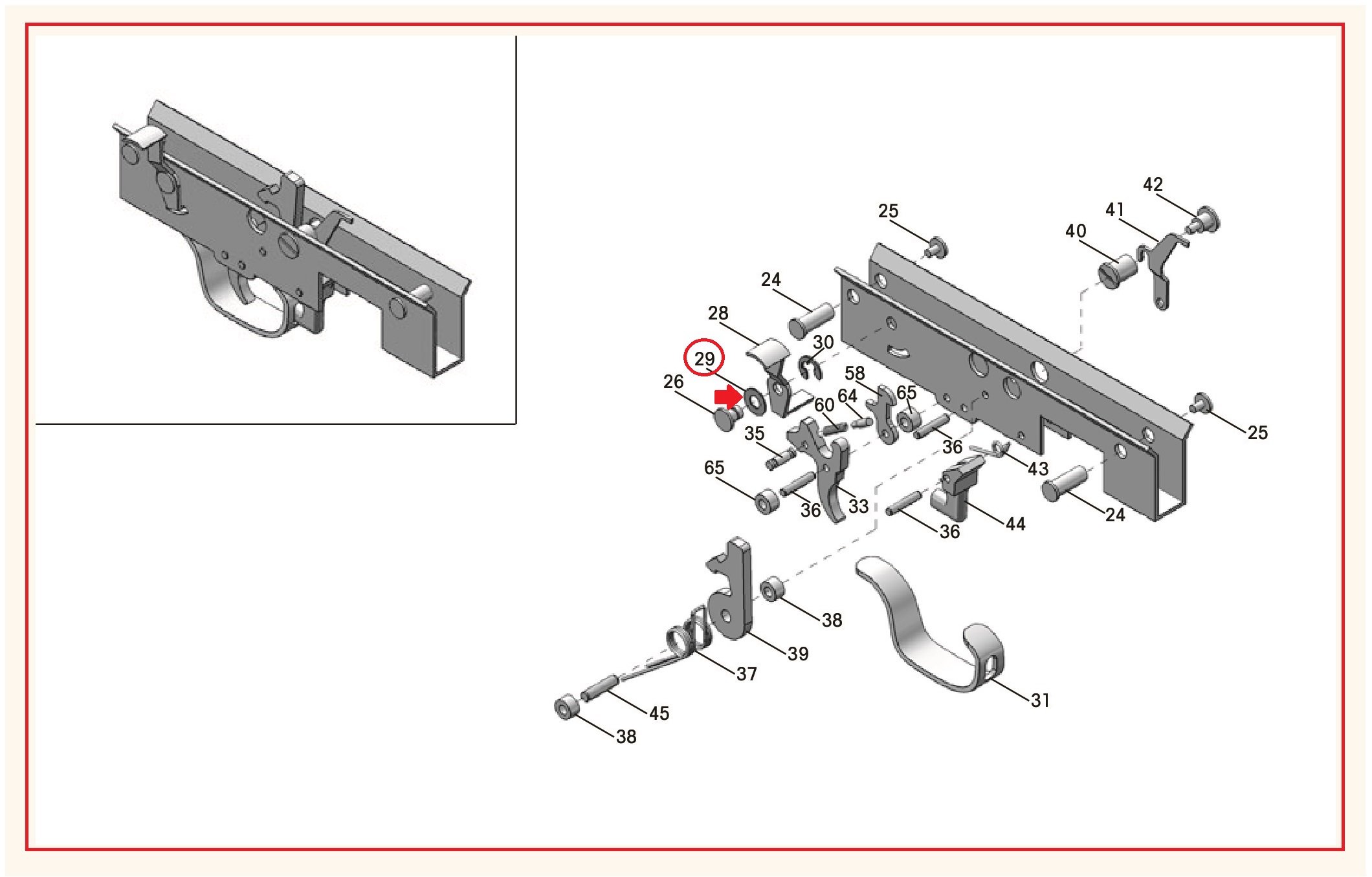 Show product details for #29 PPS/50 Safety Washer