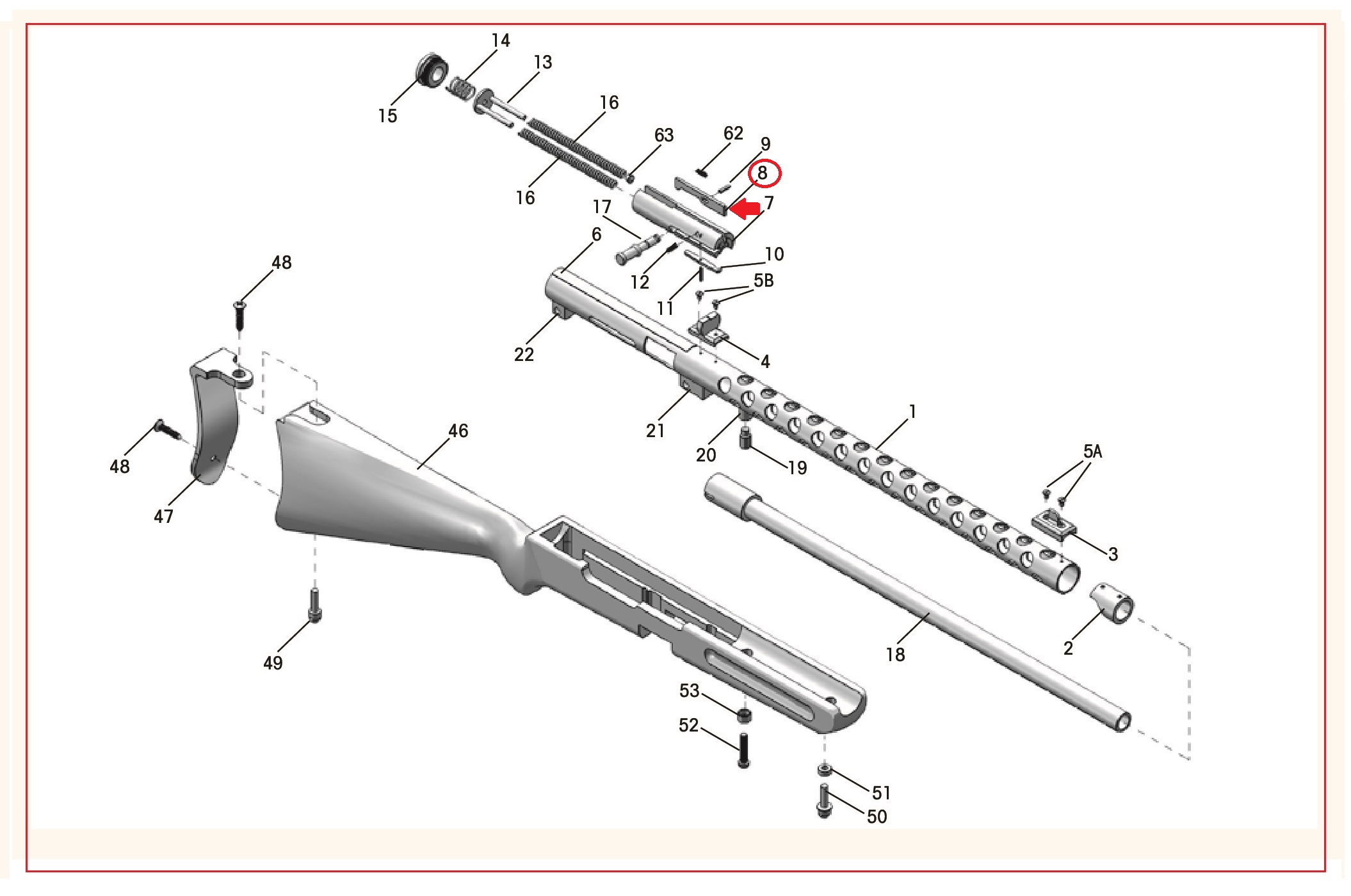 Show product details for #8 PPS/50 Firing Pin