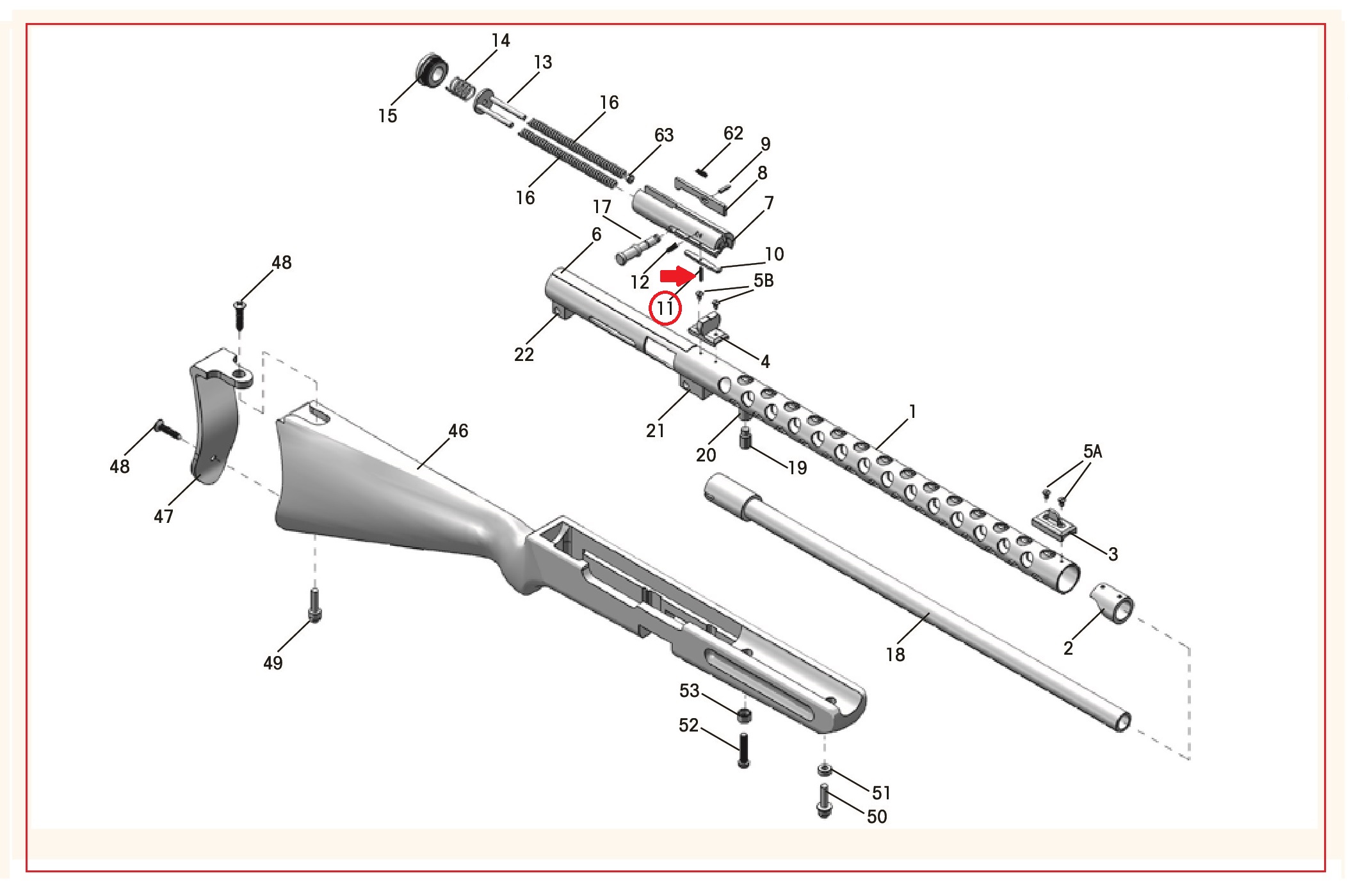 Show product details for #11 PPS/50 Extractor Roll Pin