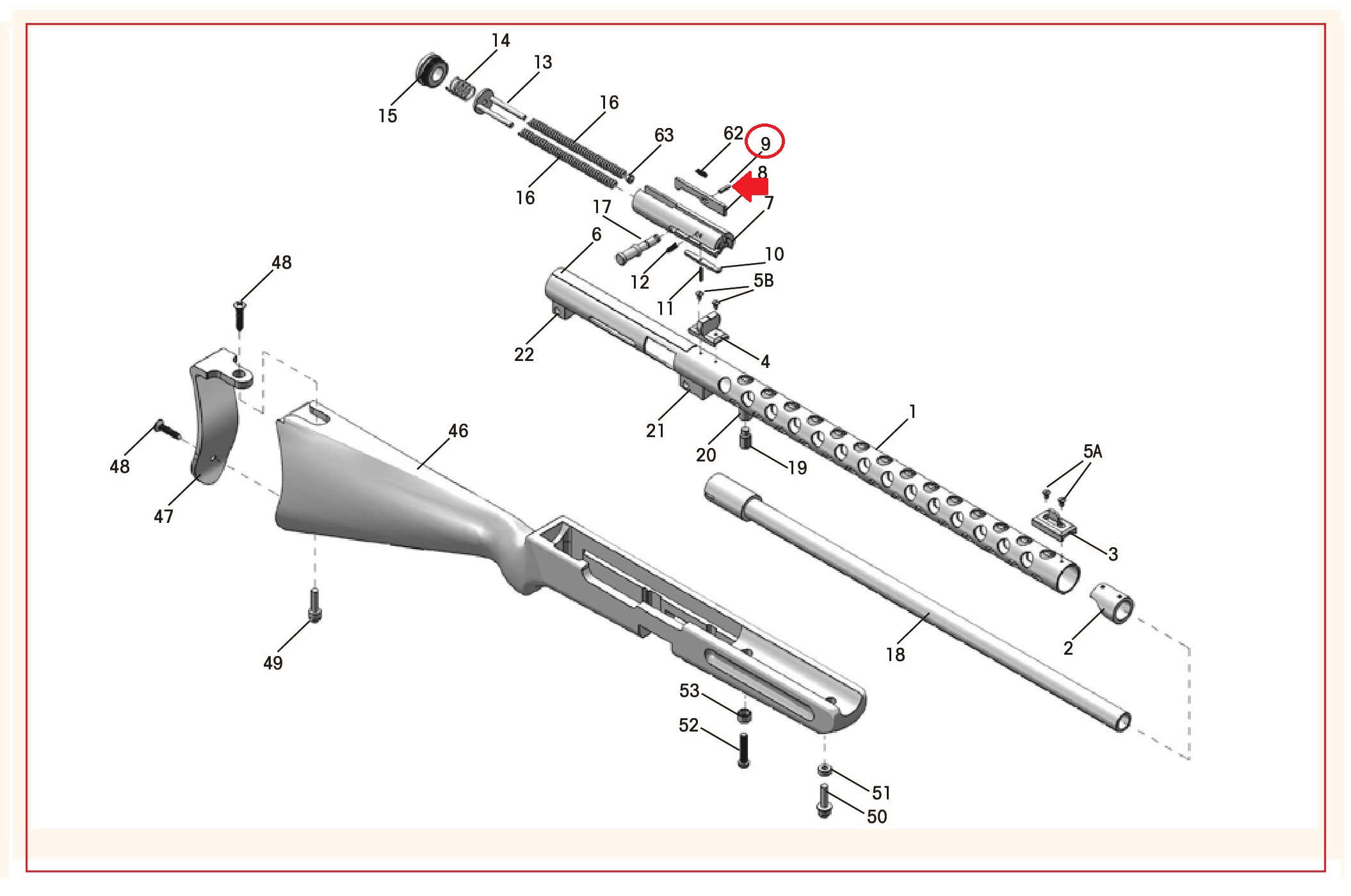 Show product details for #9 PPS/50 Firing Pin Retainer