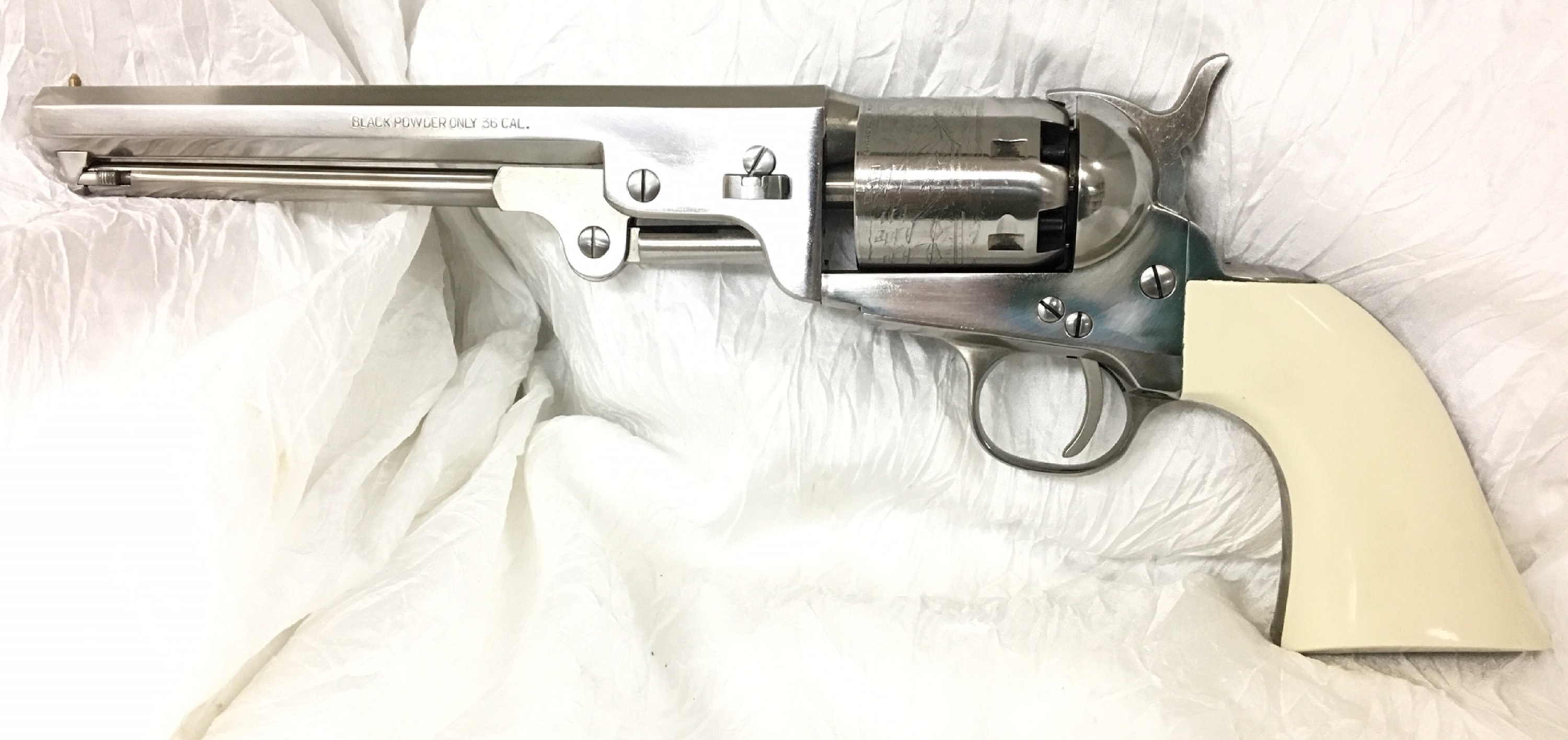 1851 Navy "Old Silver"  .36  7 1/2" UI