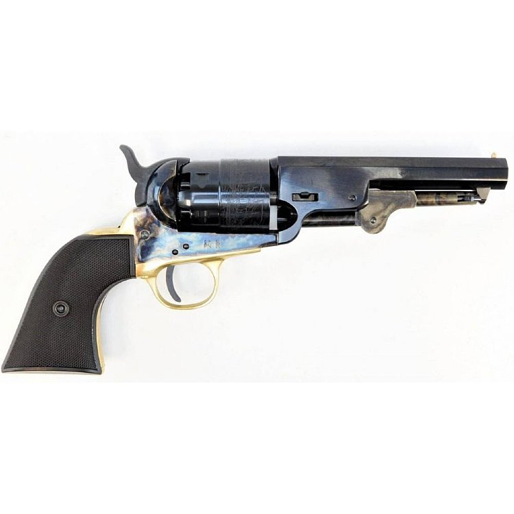 1851 Navy (CH) Steel Sheriff .44  4.78" (Ckrd 2-pc Brwn Plastic Grip)