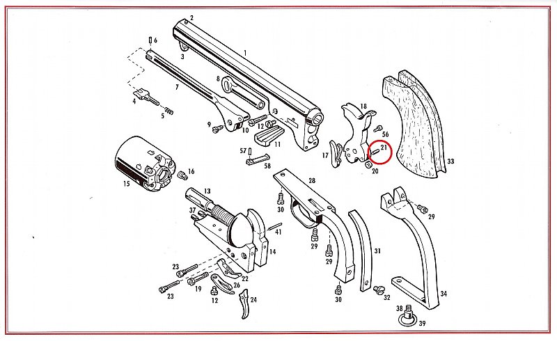 Show product details for #21 1851/60/61 Hammer Roller Pin