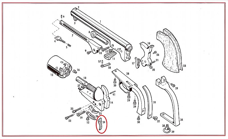 Show product details for #24 1851 Trigger 1851 Navy