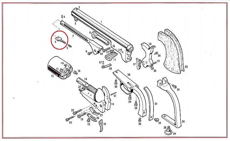 Show product details for #4 1851/60/61 Loading Lever Latch