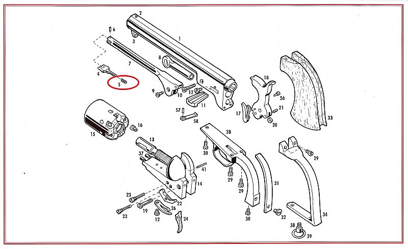 Show product details for #5 1851/60/61 Loading Lever Latch Spring