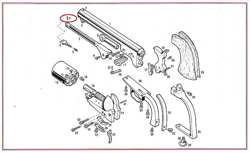 Show product details for #6 1851/60/61 Loading Lever Latch Pin
