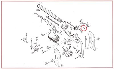 #20 1858/62 Hammer Roller Pin