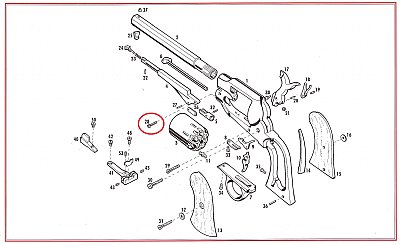 #28 1858 Loading Lever Screw