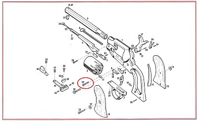 #29 1858 Trigger & Bolt Screw