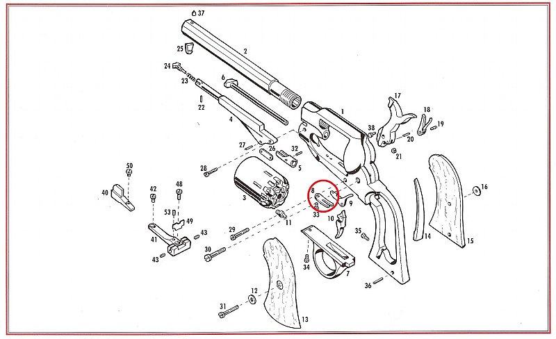 #8 1858 Trigger & Bolt Spring