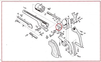 #24 1851/60/61 Bolt (Cylinder Stop)