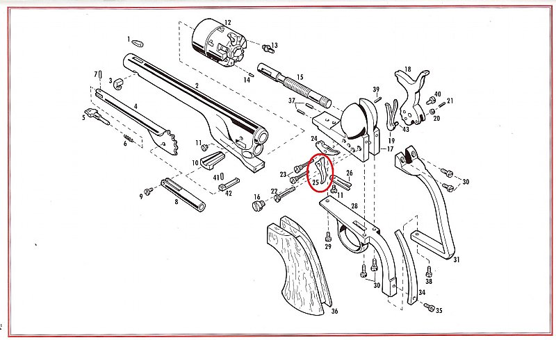 Show product details for #25 1860/1861 Trigger 1860 Army
