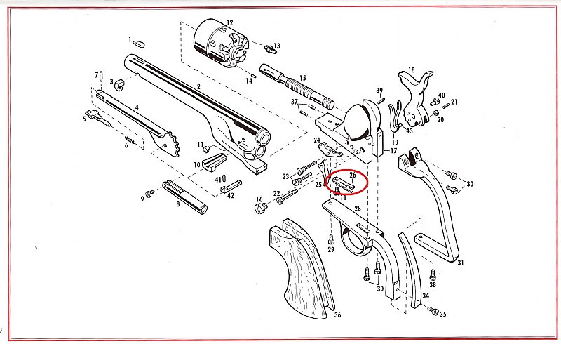 Show product details for #26 1851/60/61 Trigger & Bolt Spring