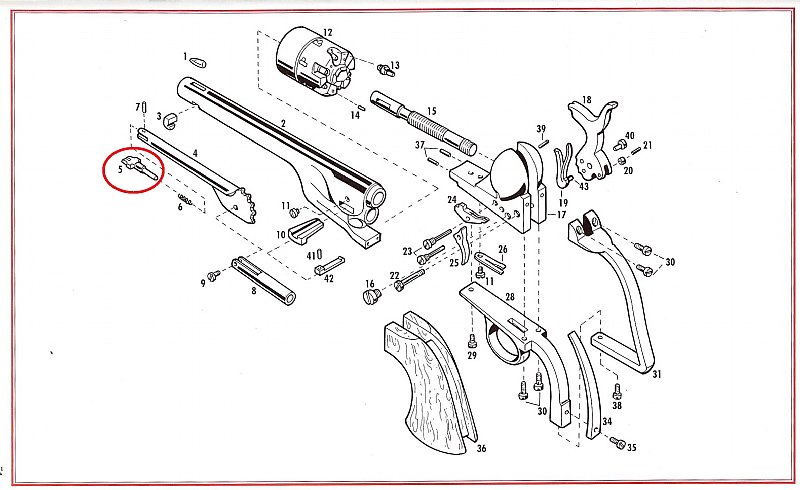 Show product details for #5 1851/60/61 Loading Lever Latch