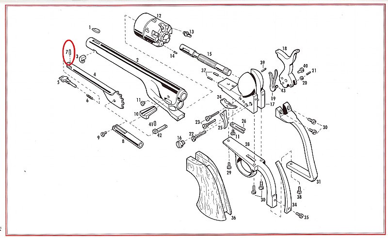 Show product details for #7 1851/60/61 Loading Lever Latch Pin