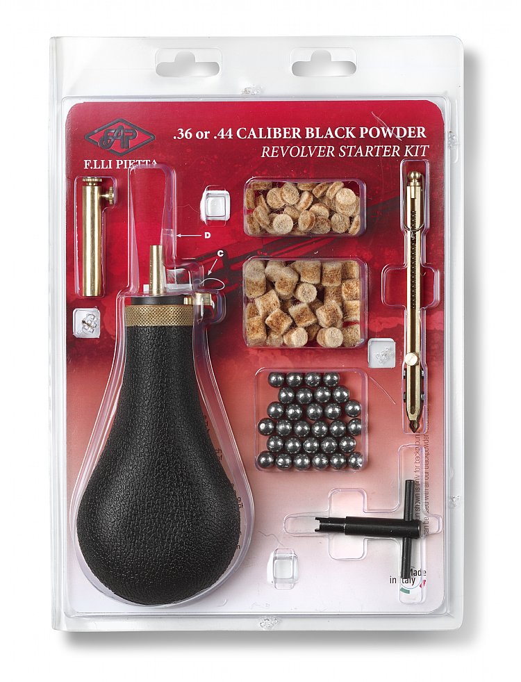 Traditions Revolver Shooter's Kit, 44 Caliber Black Powder/Flask - A5120 -  Helia Beer Co